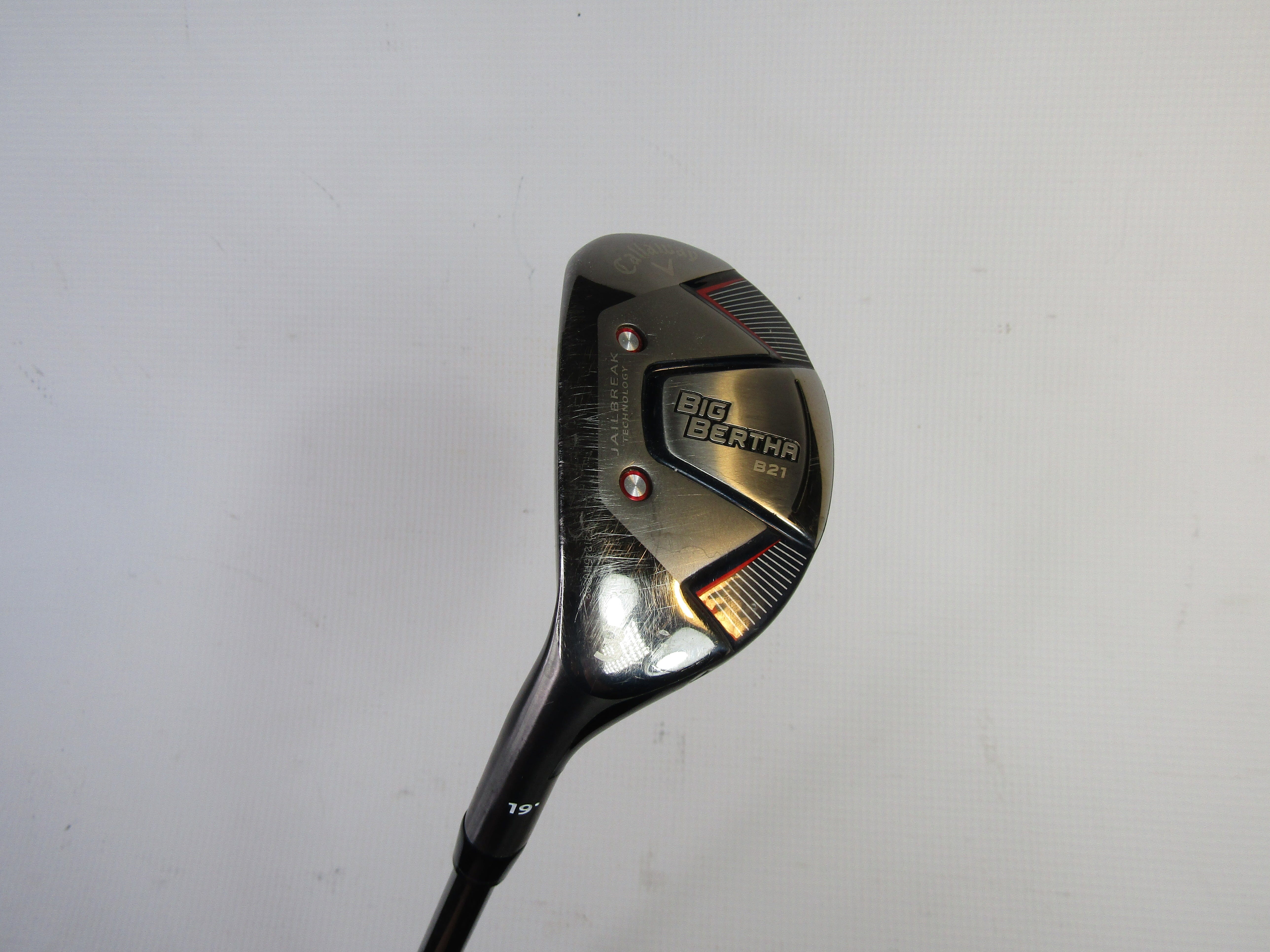 Callaway Big Bertha B21 #3 19° Hybrid Regular Flex Graphite Men's Left Pre-owned Hybrids Callaway 