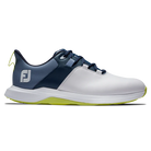 Footjoy Men's ProLite Spikeless Golf Shoe - White/Navy/Lime Golf Stuff - Save on New and Pre-Owned Golf Equipment 8M 