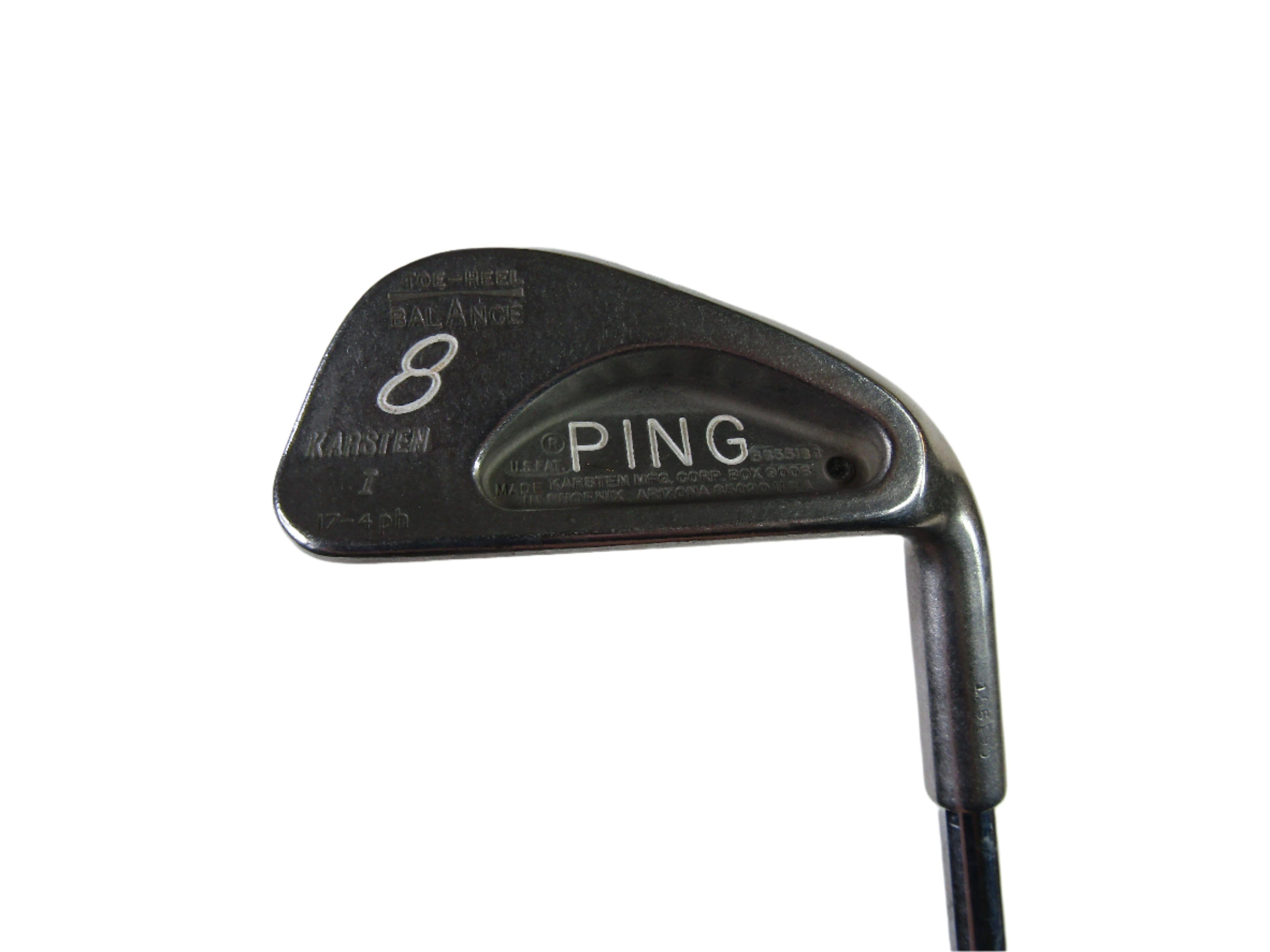 Ping Karsten I Black Dot #8 Iron Stiff Flex Steel Men's Right Pre-Owned Irons Ping 