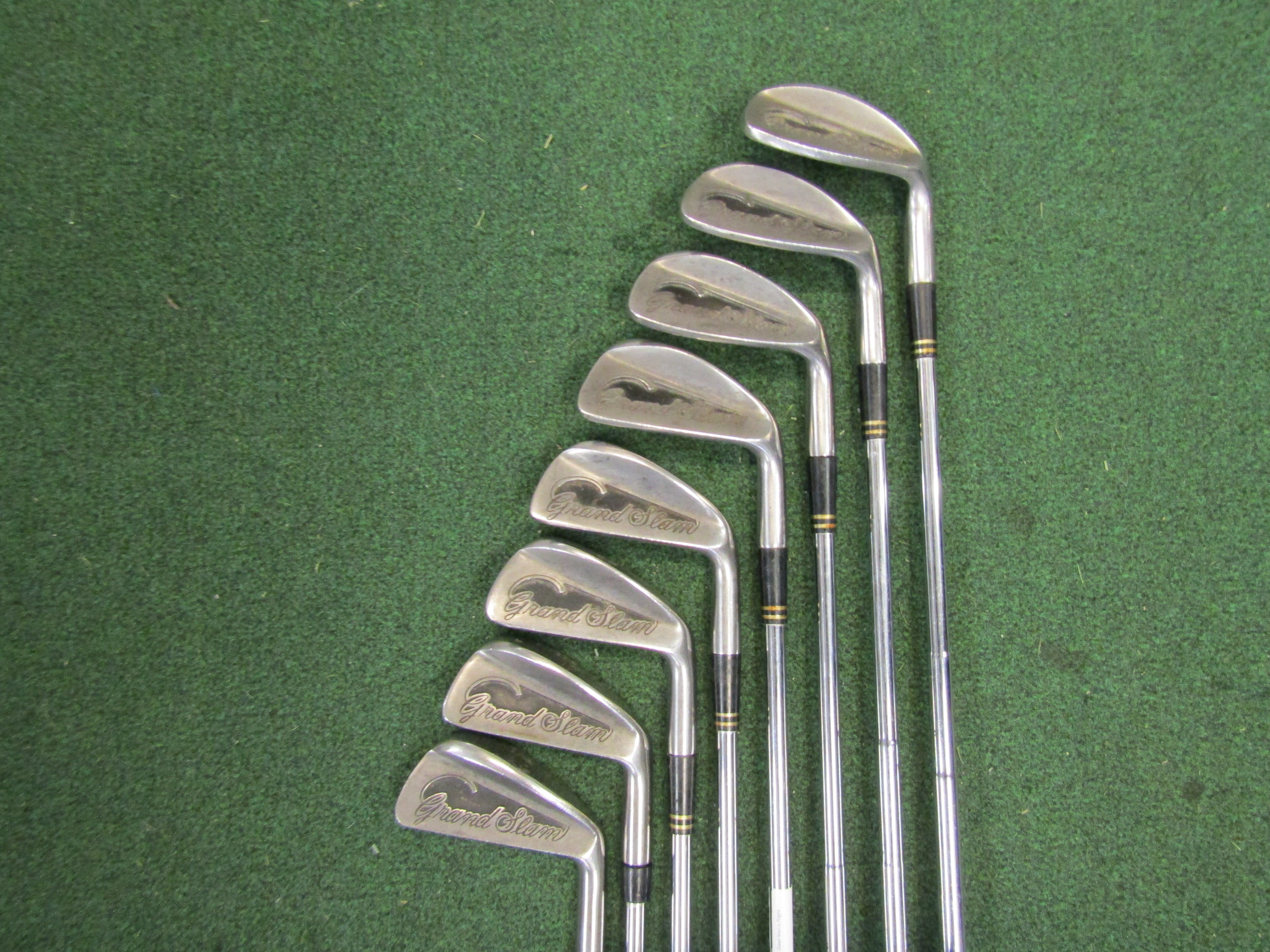 PowerBilt Grand Slam #3-Pw 8 pc. Iron Set Regular Flex Steel Men's Right Pre-Owned Golf Stuff Golf Stuff 