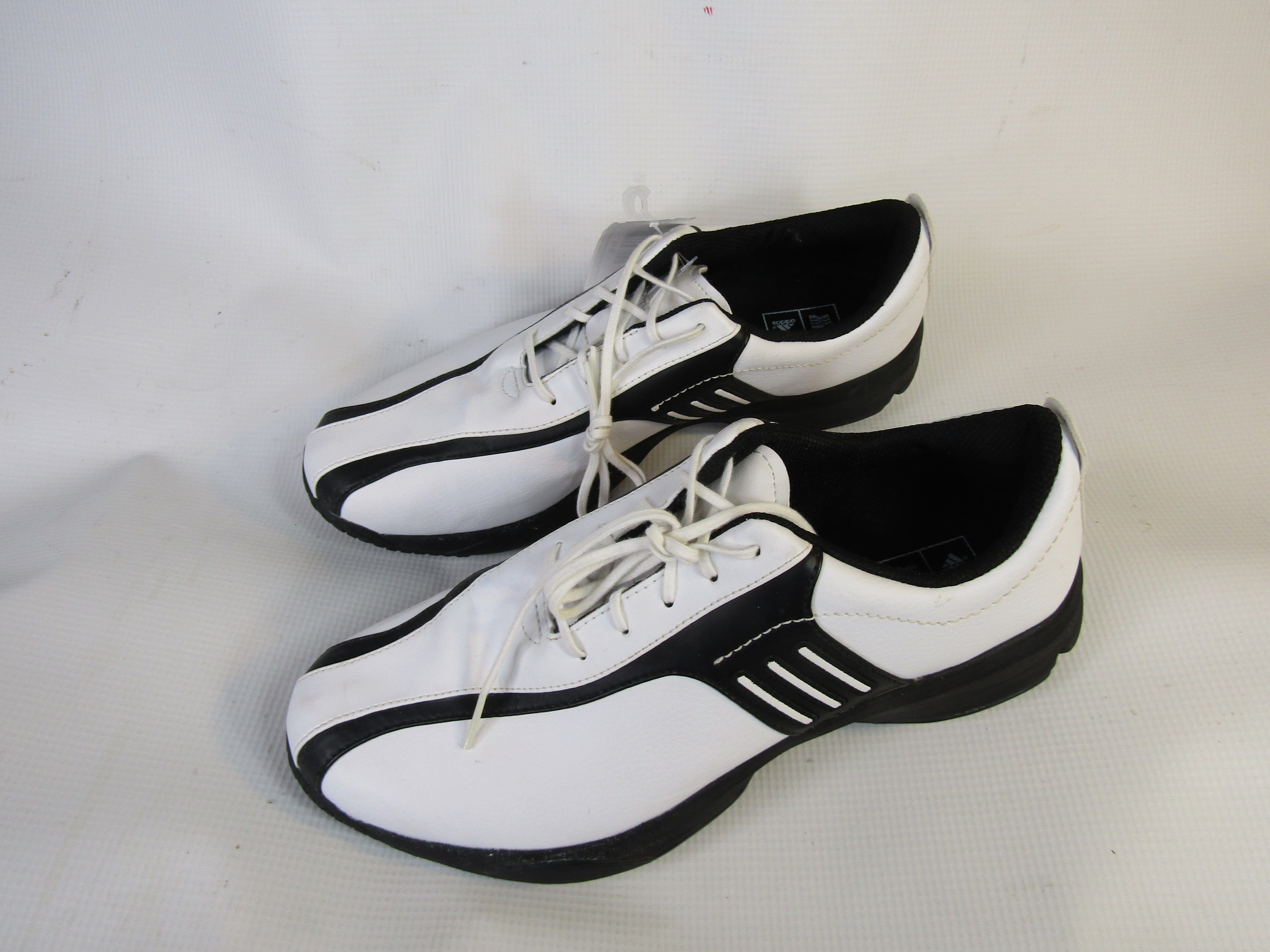 *PRE-OWNED* Adidas Women's Greenside 737568 Golf Shoes Wht./Bl. Sz. 10 Golf Stuff 