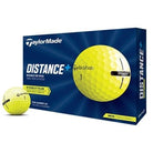 TaylorMade Distance+ Golf Balls Golf Balls TaylorMade Box/12 Yellow 