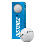 TaylorMade Distance+ Golf Balls Golf Balls TaylorMade Sleeve/3 White 