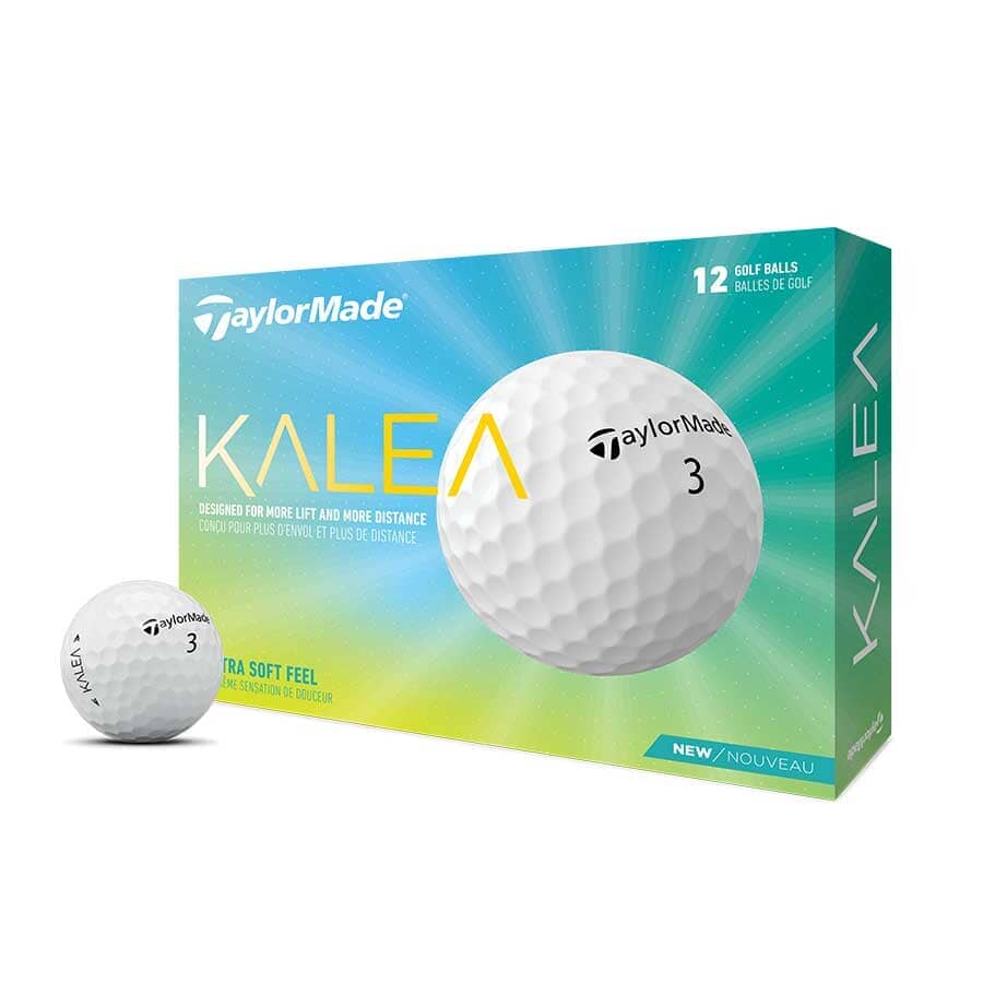 TaylorMade Kalea Matte Women's Golf Balls '22 Golf Balls TaylorMade Box/12 White 