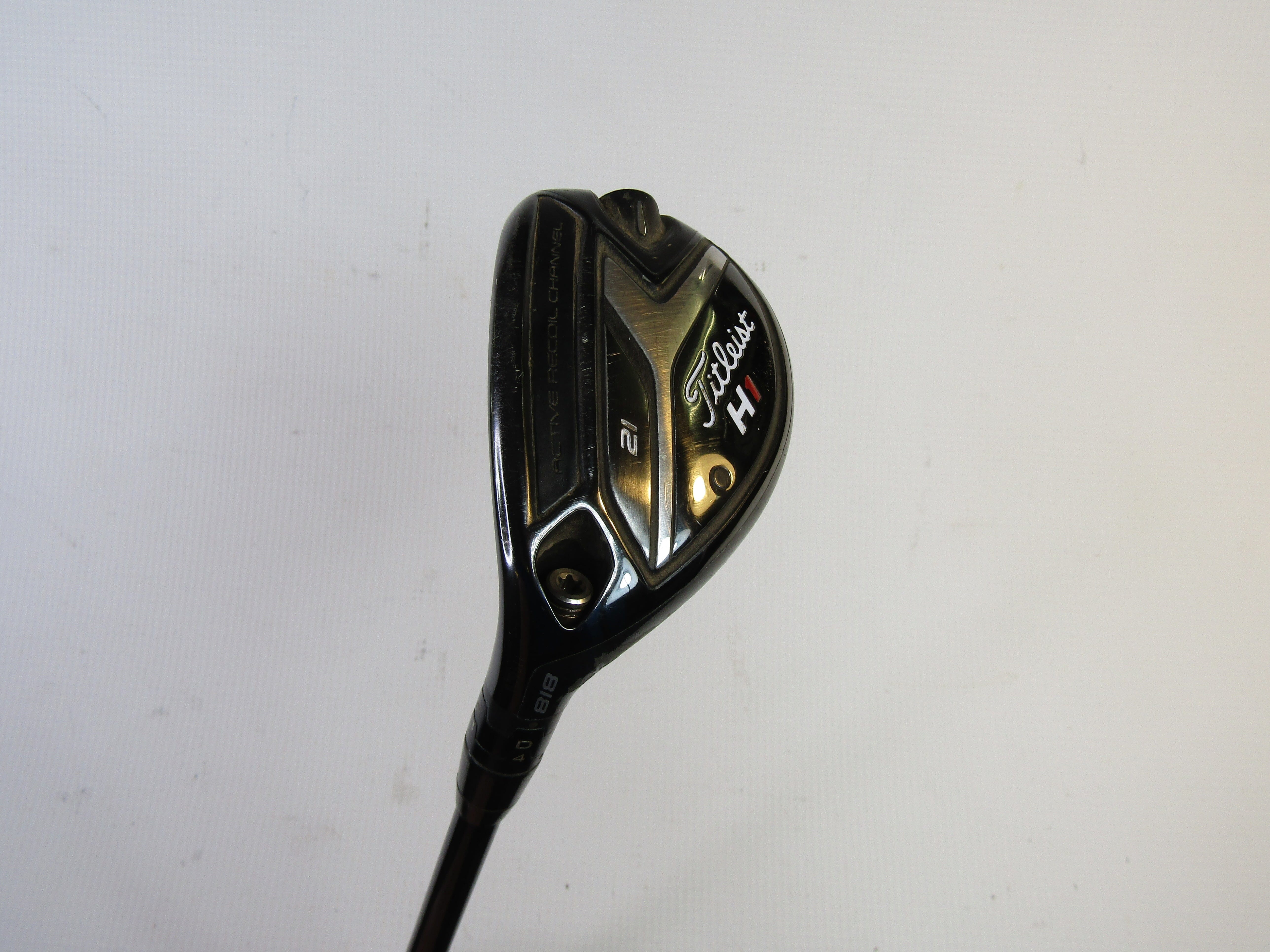 Titleist 818 H1 21° Hybrid Regular Flex Graphite Men's Left Pre-owned Hybrid Titleist 