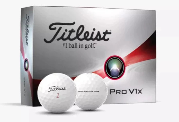 Titleist Pro V1x 2023 Holiday 2 Dozen Golf Balls Golf Stuff - Save on New and Pre-Owned Golf Equipment 2 Boxes/12 White 