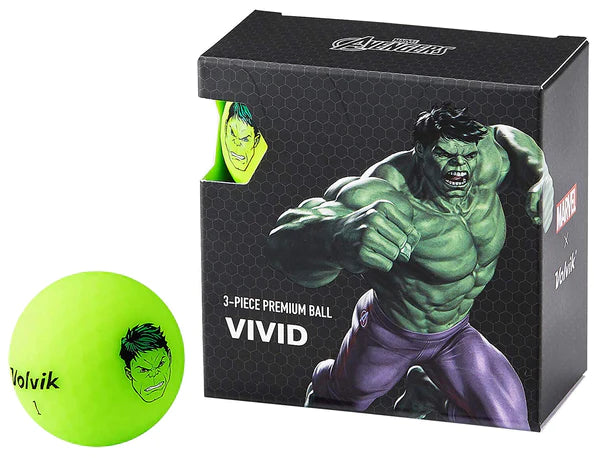 Volvik Vivid Marvel Square Set Golf Stuff Hulk 