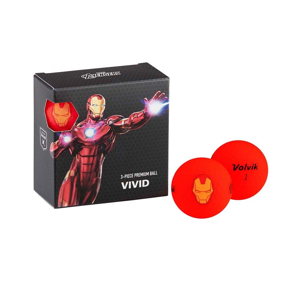 Volvik Vivid Marvel Square Set Golf Stuff Iron Man 