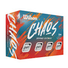 WILSON Chaos Coloured Golf Balls Double Dozen Wilson White 