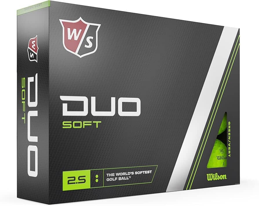 Wilson Duo Soft 2023 Golf Balls Golf Balls Wilson Box/12 Matte Green 