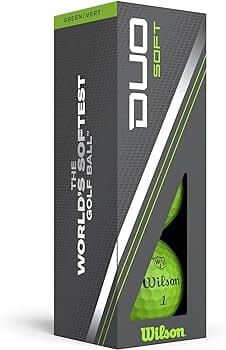 Wilson Duo Soft 2023 Golf Balls Golf Balls Wilson Sleeve/3 Matte Green 