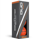 Wilson Duo Soft 2023 Golf Balls Golf Balls Wilson Sleeve/3 Matte Orange 