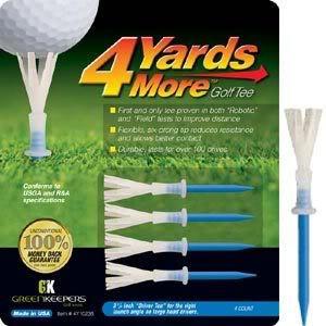 4 Yards More Golf Tee 3 1/4 Inch 4 pack Golf Tees TeeMate 