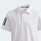 Adidas Boys 3 Stripe Polo FI8673 Golf Stuff 