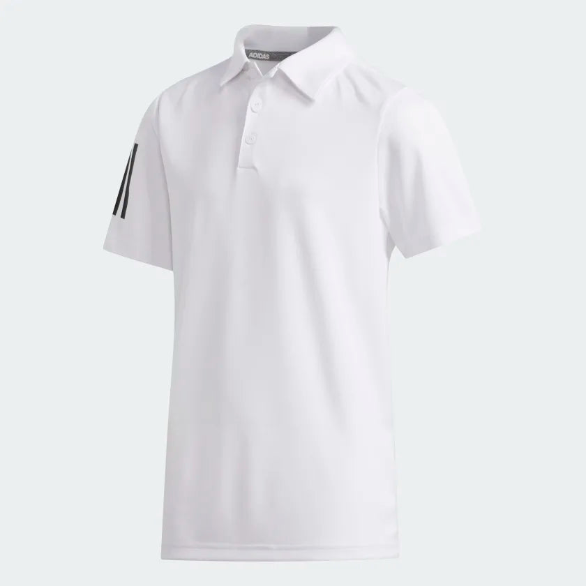 Adidas Boys 3 Stripe Polo FI8673 Golf Stuff