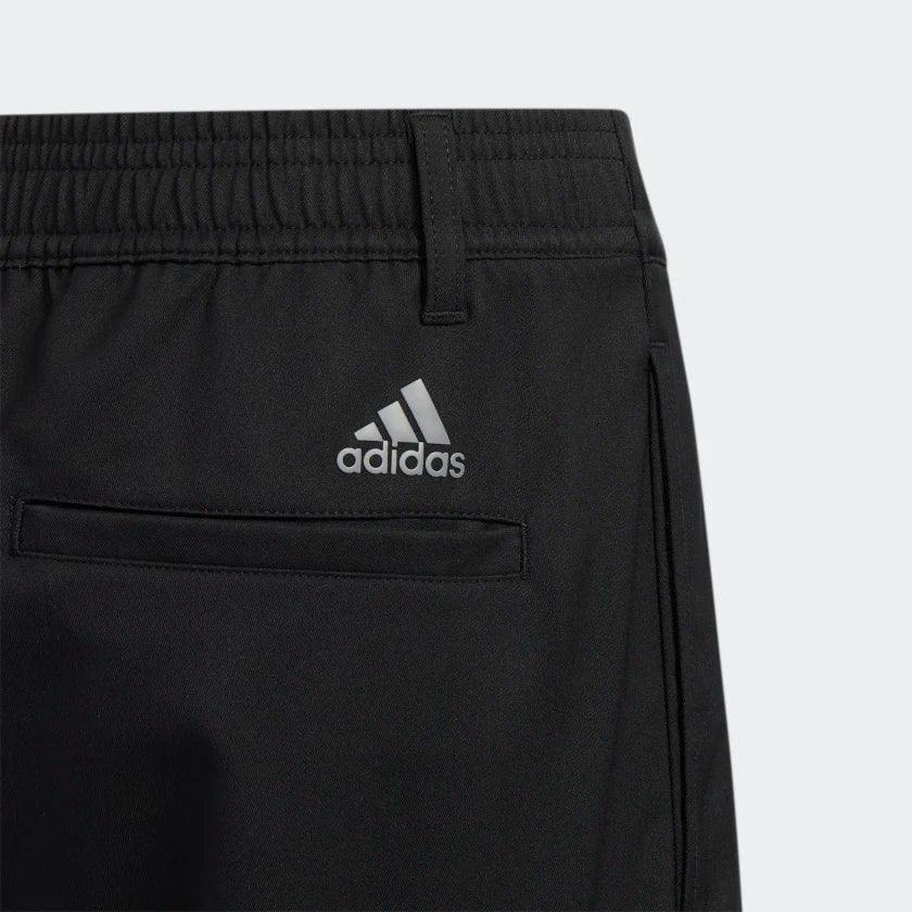 Adidas Boy's Ultimate365 Adjustable Black Golf Shorts HA7931 Golf Stuff 