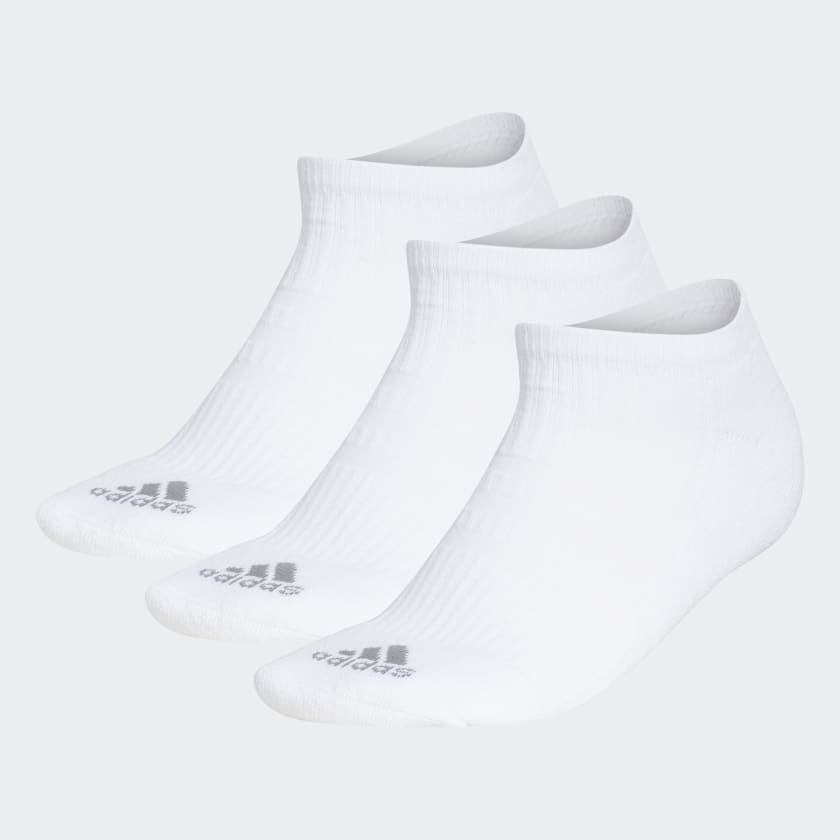 Adidas Women's Comfort Low All White 3 Pack Golf Socks HA9182 Golf Stuff - Save on New and Pre-Owned Golf Equipment 5-7.5 SM/MED 