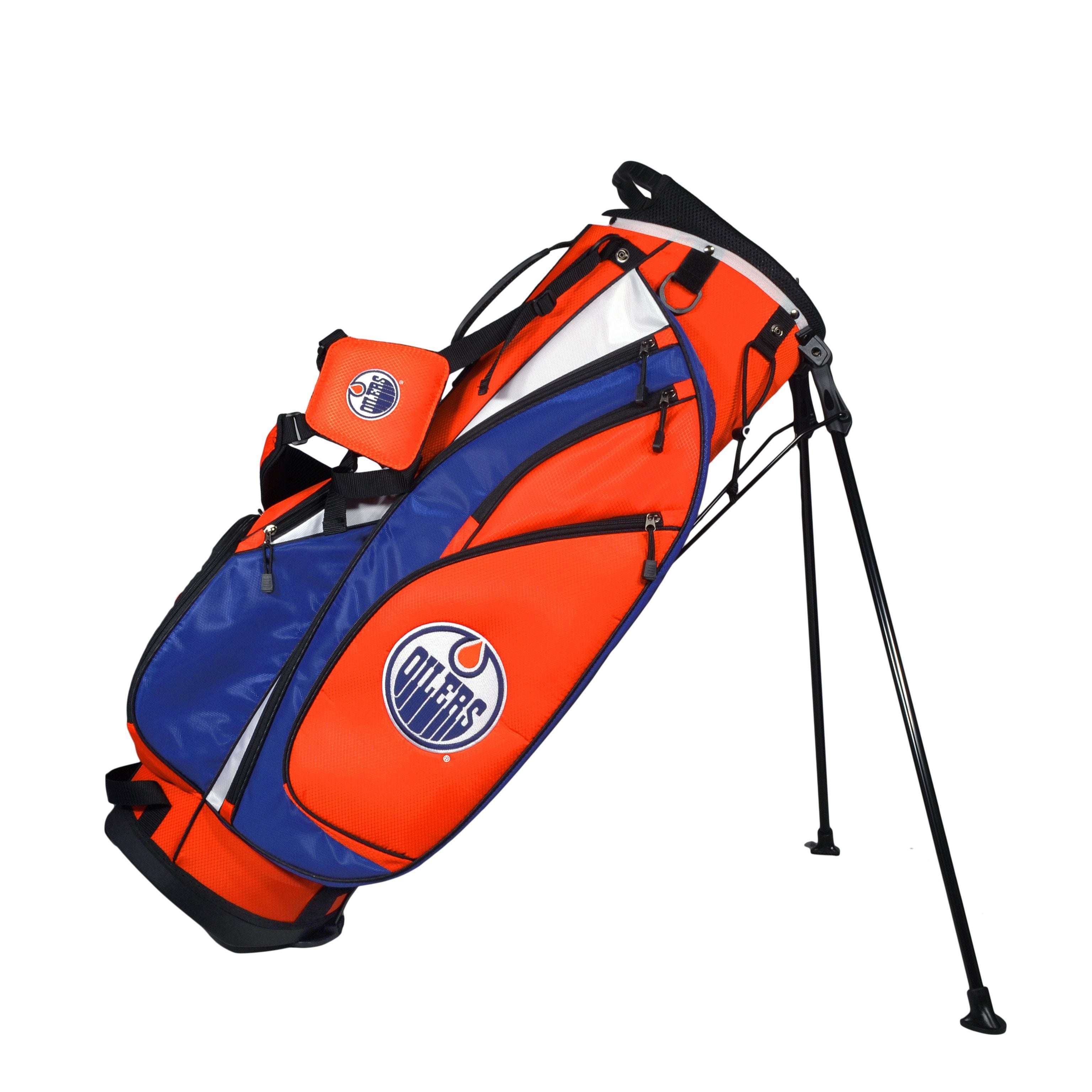 Caddy Pro NHL Carry Bag with Stand Golf Stuff - Save on New and Pre-Owned Golf Equipment Edmonton Oilers 