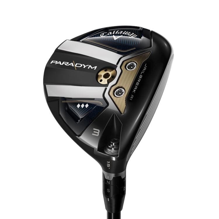 Callaway PARADYM Triple Diamond Fairway Wood Callaway Paradym Series Callaway Right 3 Wood 15° Stiff/Mitsubishi Kai'li White 70 Graphite