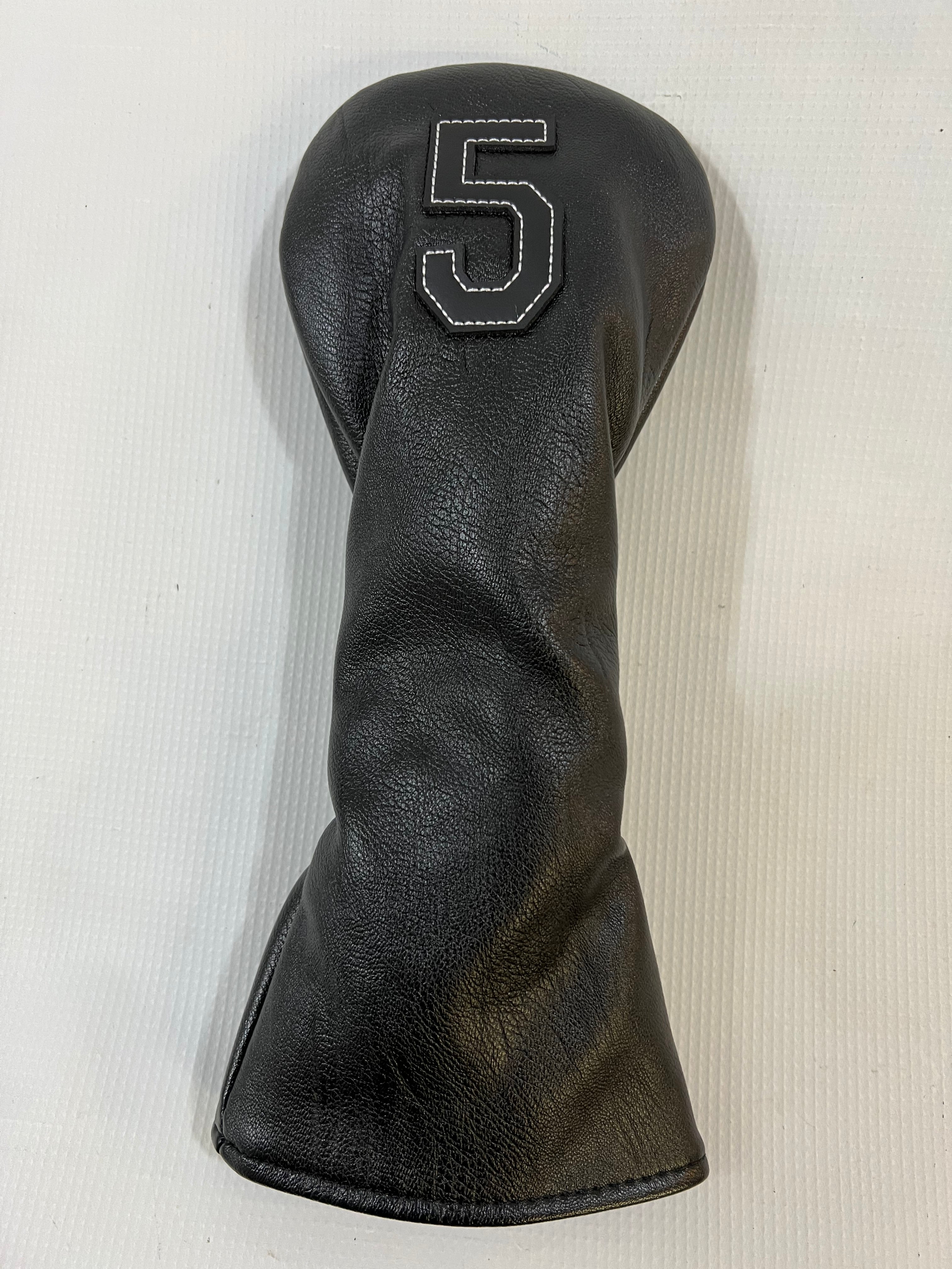 Classic All Black Fairway Wood #3 Headcover Golf Stuff #5 Wood 