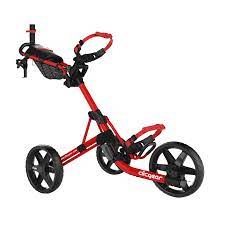 Clicgear Model 4.0 Push Cart Golf Stuff Matte Red 