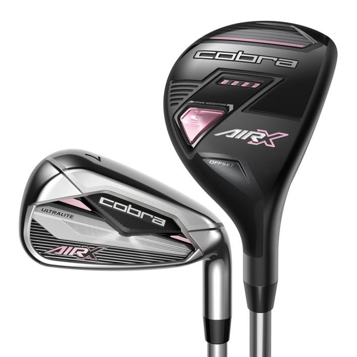 Cobra Women's Air-X Graphite Combo Set Golf Stuff Right Graphite Airspeed 45/Women's Flex 5H 6H 7-PW SW