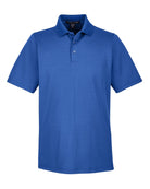 Devon & Jones CrownLux Performance™ Men's Plaited Polo True Royal Golf Stuff 