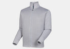 Footjoy Full Zip Jersey Knit Midlayer w Ribbed Sleeves 24799 Golf Stuff XL Heather Grey 