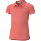 Puma Girl's Essential Polo Georgia Peach 57813613 Golf Polo Golf Stuff X-Small 