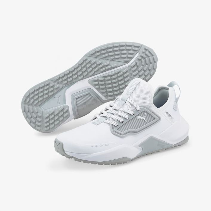 Puma GS One Golf Shoe White/High Rise 195405 01 Golf Stuff 