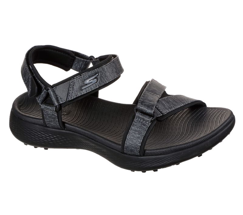 Skechers Go Golf 600 Sandal 17015 Black Golf Stuff 5M 