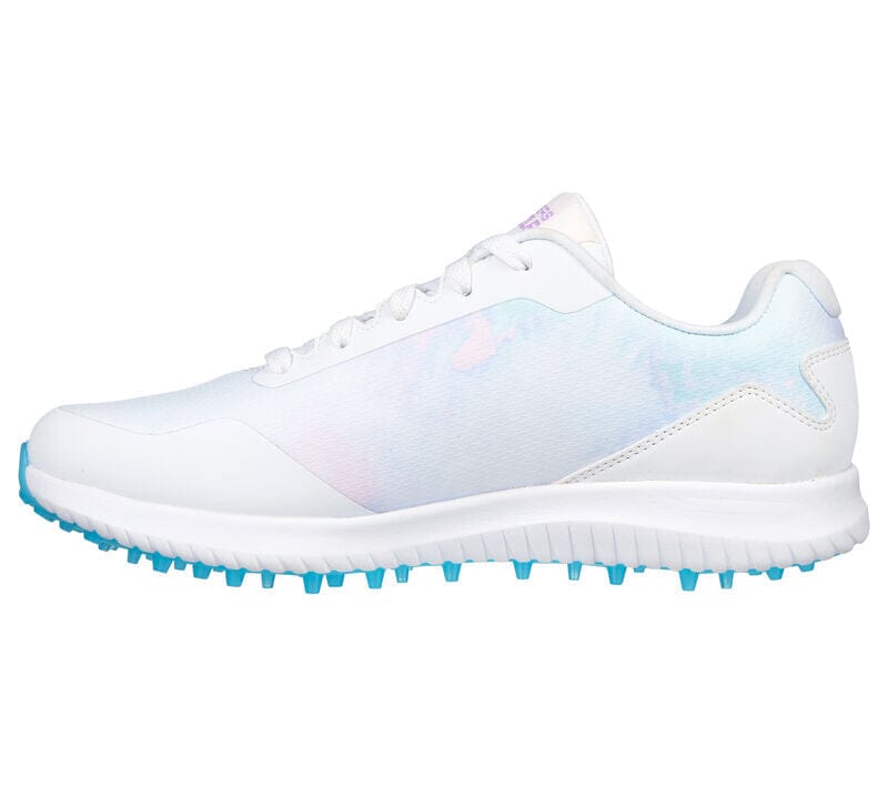 Skechers Go Golf Max 2 Splash 123068 White/Multi Womens Golf Shoes Golf Stuff - Save on New and Pre-Owned Golf Equipment 