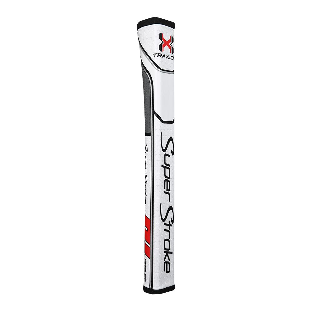 Super Stroke Traxion Pistol GT 1.0 Putter Grip Golf Stuff White/Grey 