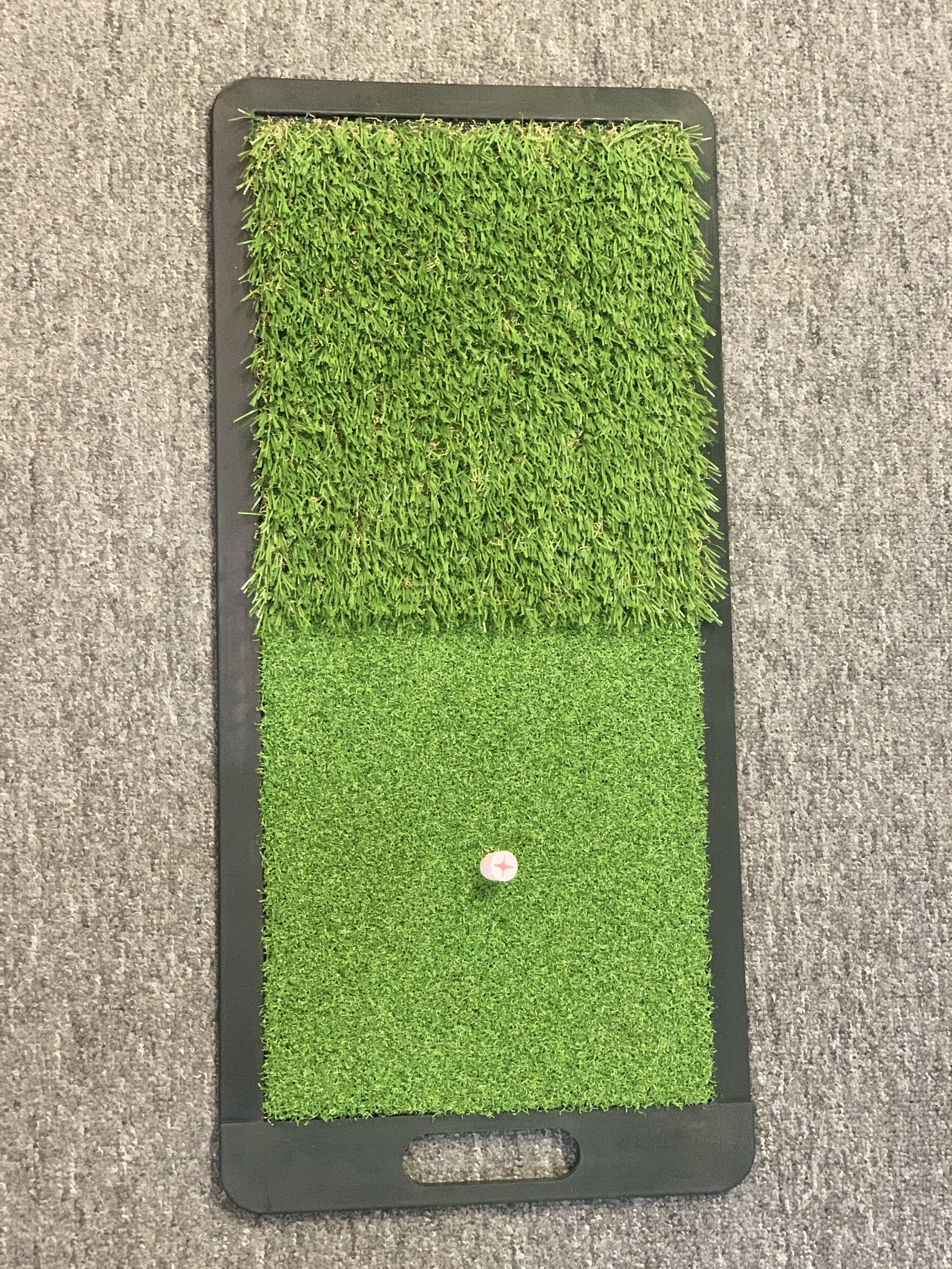 TeeMate Pro2 Large Dual Surface Chip & Drive Mat 26"x12" Golf Stuff 