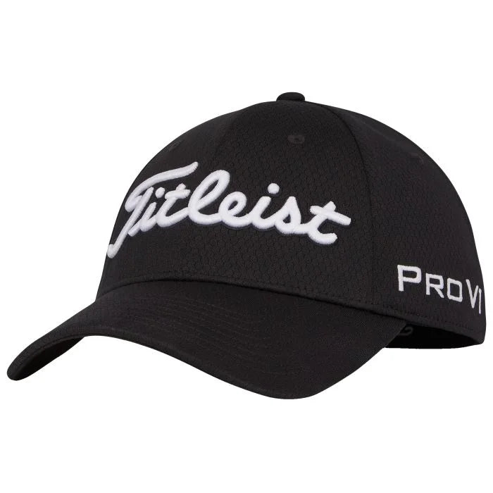 Titleist Tour Elite Hat TH23FTEL Golf Stuff Black/White 01 M/L 