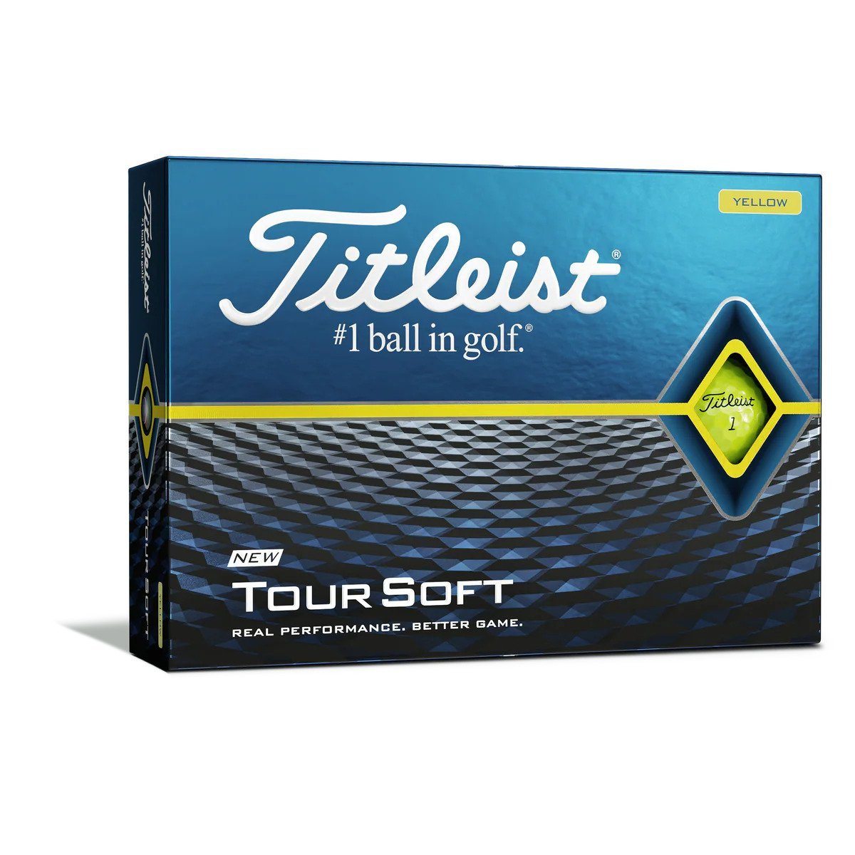 Titleist Tour Soft Personalized Golf Balls Personalized Golf Balls Golf Stuff - Save on New and Pre-Owned Golf Equipment Box/12 Yellow 