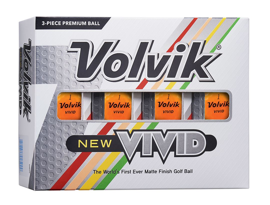 Volvik Vivid 2022 Golf Stuff Orange Box/12 