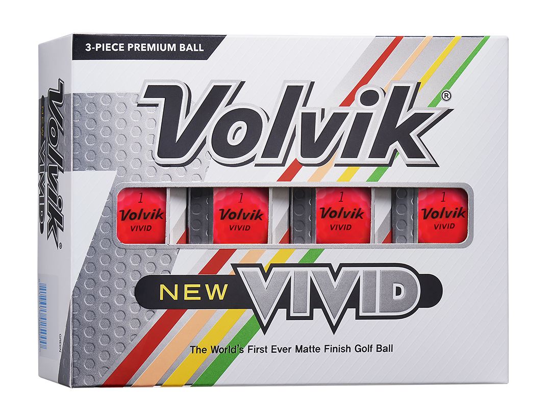 Volvik Vivid 2022 Golf Stuff Pink Box/12 