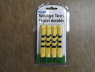 Wedge Tee 8pk Golf Tees TeeMate Yellow 