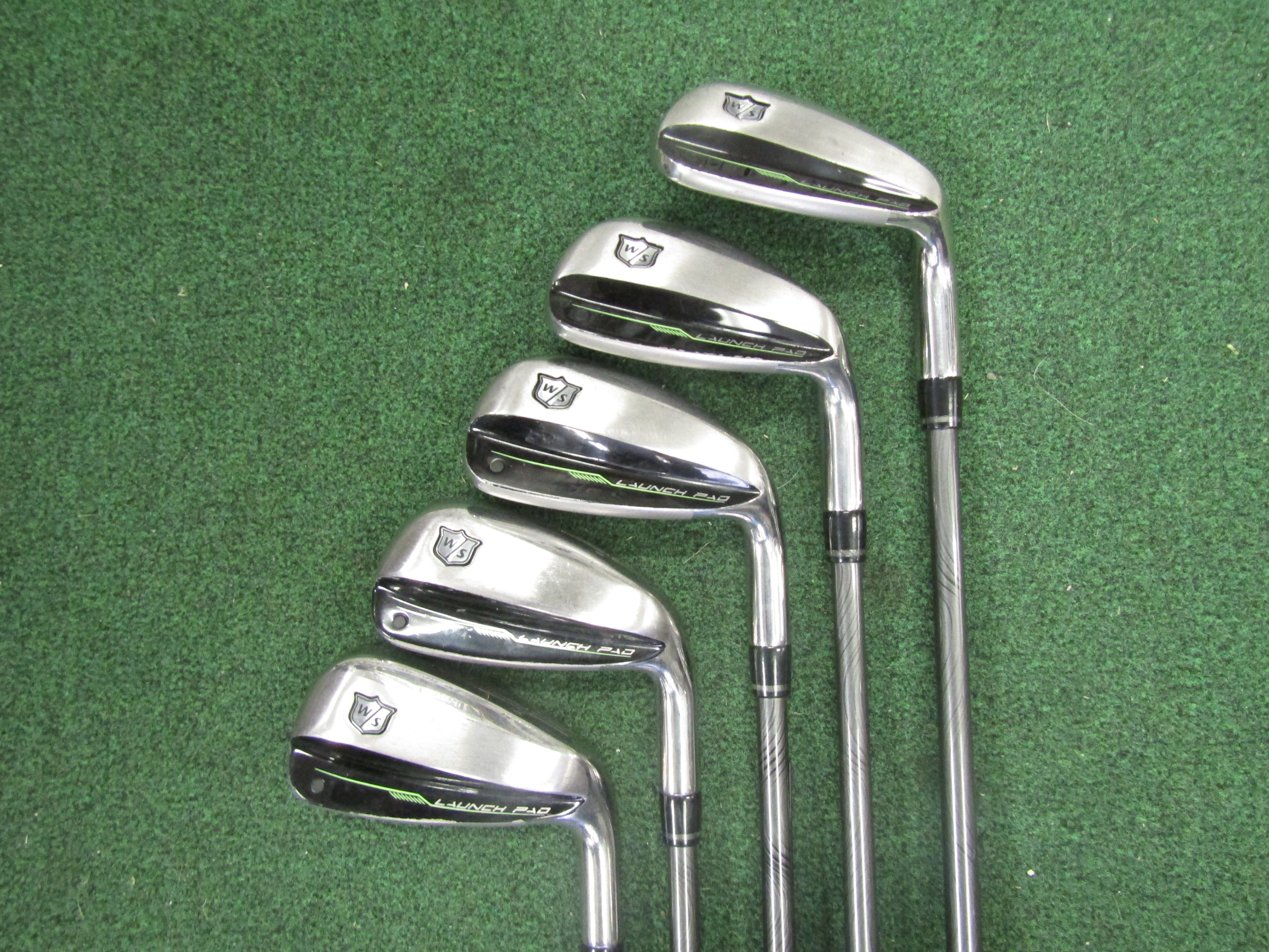 Wilson Launch Pad #7-PW, GW 5 pc. Iron Set Reg. Flex Graphite Shafts MRH Golf Stuff 