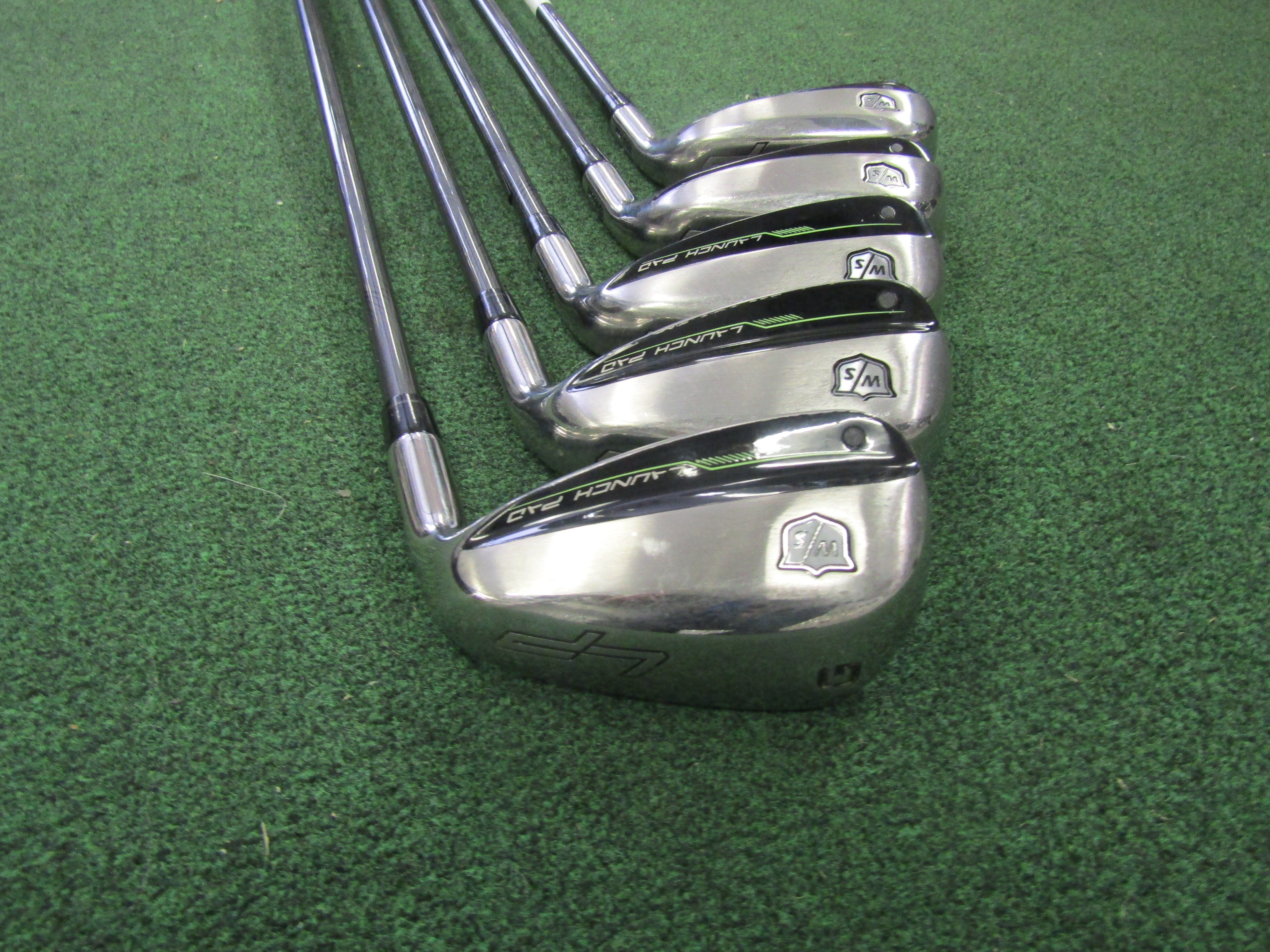 Wilson Launch Pad #7-PW, GW 5 pc. Iron Set Reg. Flex Graphite Shafts MRH Golf Stuff 