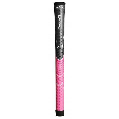 Winn Dri-Tac AVS Grip Ladies Golf Grips Golfworks Grey/Pink 