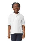 Youth Jersey Polo White G880B Shirts & Tops Golf Stuff 